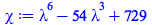 `+`(`*`(`^`(lambda, 6)), `-`(`*`(54, `*`(`^`(lambda, 3)))), 729)