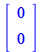 rtable(1 .. 2, [0, 0], subtype = Vector[column])