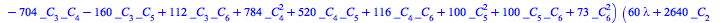 `+`(`*`(`/`(1, 494400000), `*`(`+`(lambda, `-`(_C[6])), `*`(`+`(`-`(`*`(10, `*`(_C[5]))), `*`(20, `*`(lambda)), `*`(4, `*`(_C[4])), `*`(8, `*`(_C[3])), `-`(`*`(5, `*`(_C[6])))), `*`(`+`(`*`(400, `*`(`...