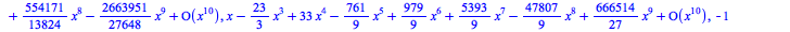 P the transformation that decompose the Kernel of T