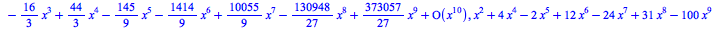 P the transformation that decompose the Kernel of T