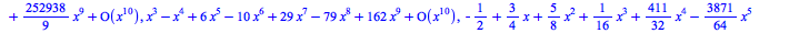 P the transformation that decompose the Kernel of T