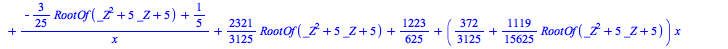 List of subsystem up to conjugaison after a first maximal Decomposition in C((x)):